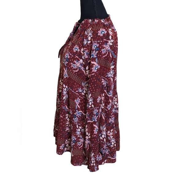 JODIFL | Women's Floral Print Baby Doll Top Size M - Picture 3 of 8